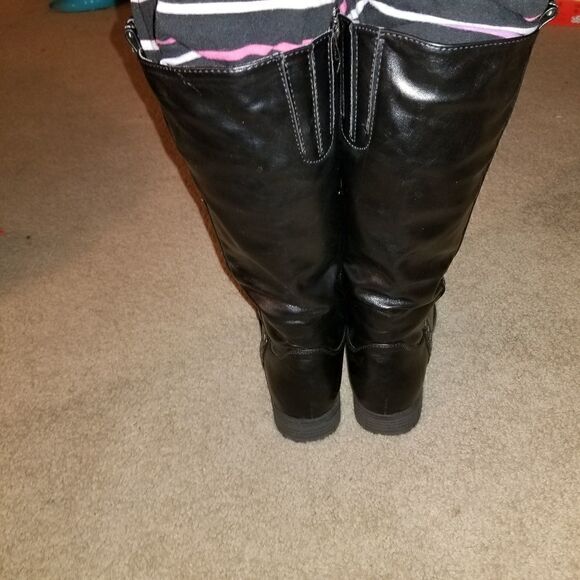 Lime light black boots size 7.   ^ - Picture 2 of 5